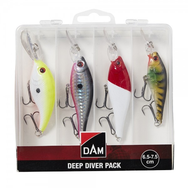 DAM Deep Diver set sa kutijom 6.5-7.5cm (Kutije za pribor) - www.eribolov.rs
